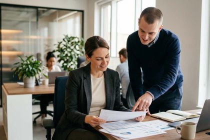 Reunión de trabajo para definir procesos, métricas y recursos necesarios para implementar un modelo RPO de forma efectiva.