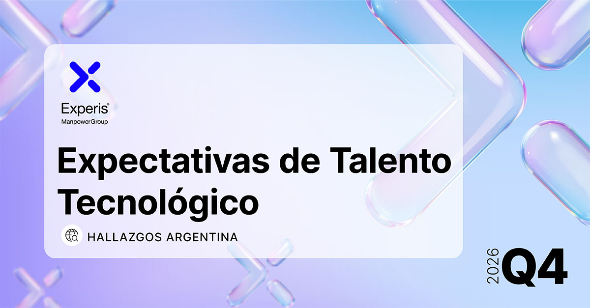 imagen promocional de informe Expectativas de Talento Tecnológico de Experis